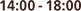 14:00-18:00